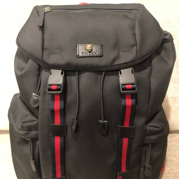 Gucci techno canvas backpack - Picture 5 of 6